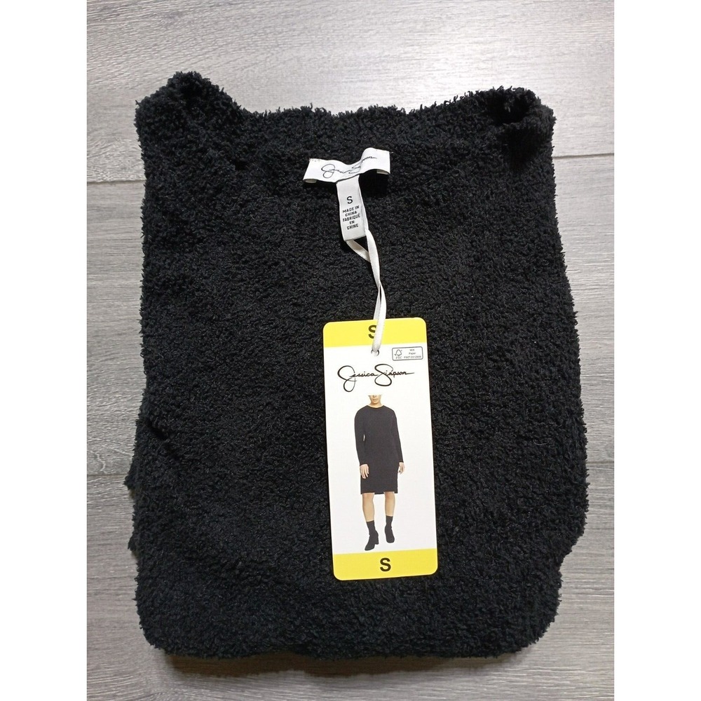 Jessica Simpson Dress Adult Small Black Long Sleeve Soft Sweater Fall Womens